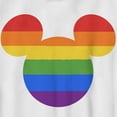 thumbnail image 2 of Boy's Mickey & Friends Rainbow Ears Graphic Tee White Large, 2 of 4