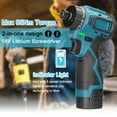 thumbnail image 2 of Amdohai 18V Lithium Screwdriver Torque Adjustable 2 Speed Control Modes Multifunctional Repairing Tool Kit Brushless Motor, 2 of 8