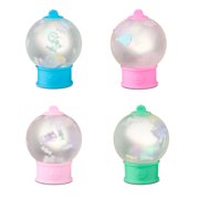 4 Count Squishy Gumball, Way to Celebrate, Valentine's Day, 4 Different Colors, Gumball Machine Shaped