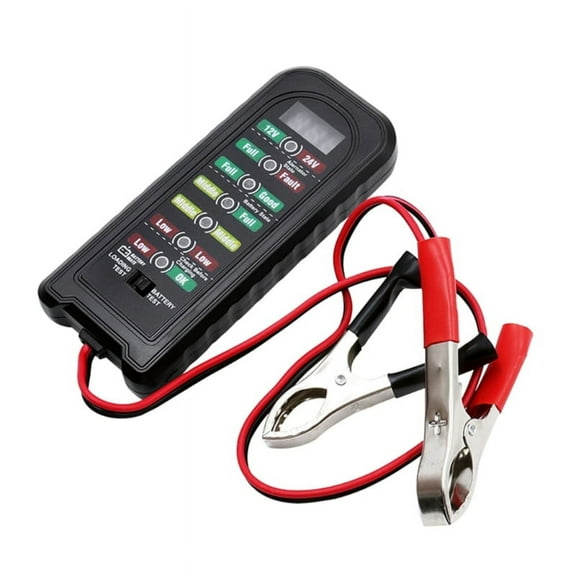 12V 24V LED Display Battery Checker Portable Car Battery Tester Diagnostic Tools