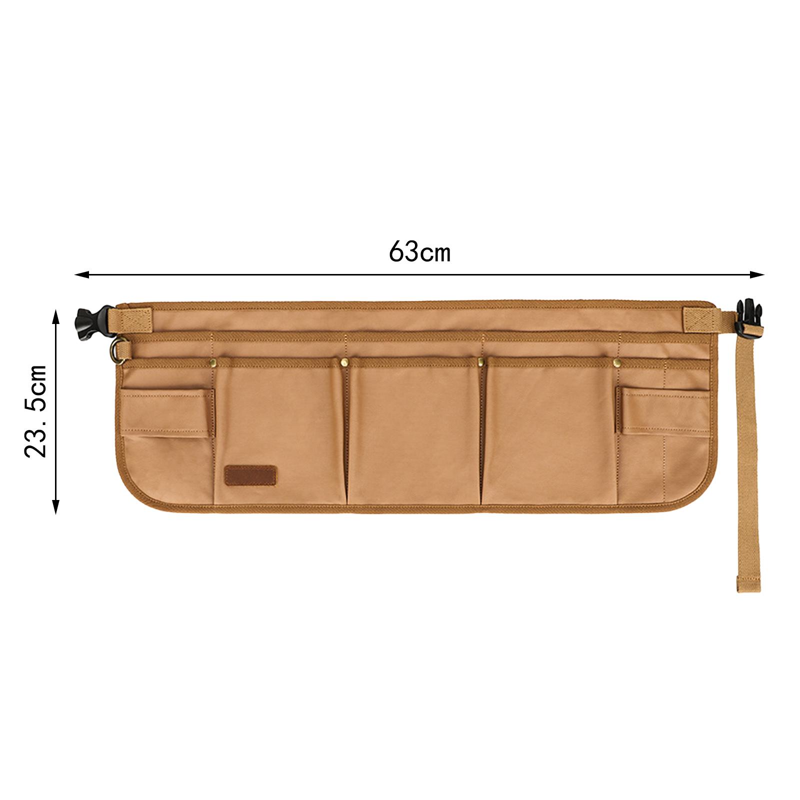 oshhnii Hip Tool Bag Hip Storage Bag Premium ship Tool Bag Craftsmen, Workshops brown