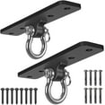 thumbnail image 1 of Wall Mount Bracket, Ceiling Anchor for Home Suspension Training Kit, Suspension Straps, Gymnastic Rings, Yoga Swing & Hammock, Body Weight Strength Training Systems&Boxing Equipment (2Pcs), 1 of 6