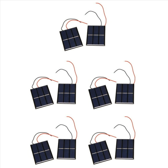 10 Piezas 1.5V 400MA 80X60Mm Micro-Mini CéLulas Solares de EnergíA para Paneles Solares - Proyectos de Bricolaje - Juguetes - Cargador de BateríA