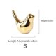 thumbnail image 2 of 2PCS Golden Gold Ceramic Bird Figurines Modern Ceramic Bird Statues Animal Sculpture Home Decoratio, 2 of 5