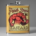 thumbnail image 6 of American Art Decor 8 oz Liquor Flask – Punch Drunk Bastard Whiskey Stainless Steel Hip Flask | Heavy Duty, Leak - Proof | Novelty, Funny Flask for Men and Women (5.5" x 4" x 1.25"), 6 of 6