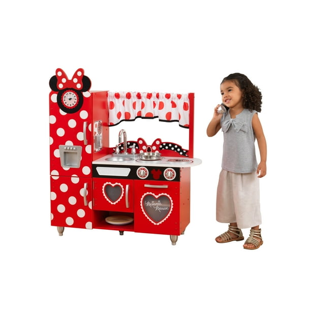 Disney Jr. Minnie Mouse Vintage Play Kitchen By KidKraft