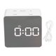 thumbnail image 2 of Reloj Despertador con Espejo Jadeshay Reloj Digital de Mesa, 2 of 8