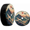 thumbnail image 3 of Spare Tire Cover with Backup Camera Hole, Universal Wheel Tire Cover Tire Protectors for Trailer RV Van SUV Truck Camper and Many Vehicle, 3 of 10