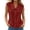 a-356Red69, variant on Womens Solid Color Peter Pan Collar Sleeveless Regular Fit Button Down Blouse Vest For Summer Casual Daily Wear Red L