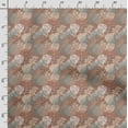 thumbnail image 3 of Soimoi Leaves Print, Poly Taffeta Fabric, Decor Sewing Fabric by The Yard 56 Inch Wide, Decorative Fabric for Outdoor Upholstery, Umbrellas and Home Accents, Brown, 3 of 5