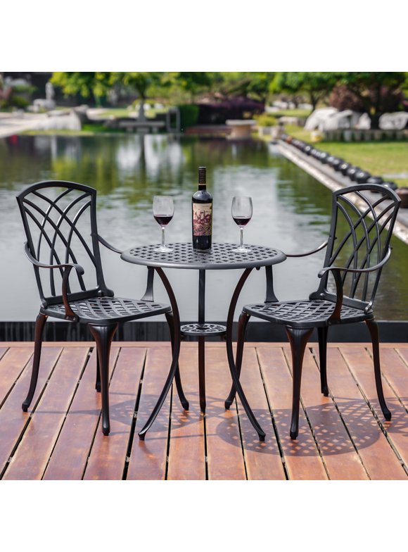 3 Piece Patio Dining Set in Patio Dining Sets