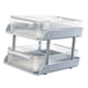 thumbnail image 5 of Organizador de escritorio con 2 pequeñas cajas de almacenamiento y doble asa. Gris, 5 of 9