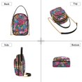 thumbnail image 3 of FORMRS Crossbody Bag for Women Quilted Travel Shoulder Cell Phone Purse with Chain Strap Handbag, Charming Floral Pattern, 3 of 7