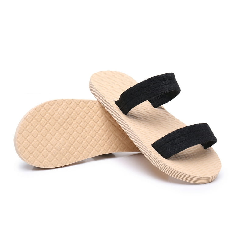 nsendm Female Shoes Adult Women Slippers with Support Casual Open