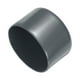 thumbnail image 1 of Uxcell 2 piezas de tapas de goma de 63 mm (2 1/2 pulgadas) ID cubierta de tubo redondo de vinilo, tapa de tornillo, protectores de rosca, gris profundo, 1 of 5