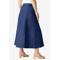 thumbnail image 3 of Roaman's Women's Plus Size Tall Plus Size Classic Stretch A Line Maxi Skirt, 3 of 5