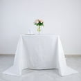 thumbnail image 7 of BalsaCircle 90" x 90" White Cotton Square Tablecloth Reception Catering Dining Table Linens, 7 of 7