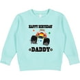 thumbnail image 2 of Inktastic Happy Birthday Daddy Monster Truck Toddler Sweatshirt, 2 of 4