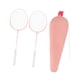 thumbnail image 4 of Juego de raquetas de bádminton luminosas que brillan en la oscuridad con mango antideslizante para uso en interiores y exteriores. Rosa, 4 of 9