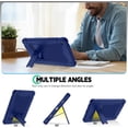 thumbnail image 6 of AVAWO Shockproof Case for Samsung Galaxy Tab A11+ Plus 11 inch 2026 with Built-in Kickstand, 3 Layers Heavy Duty Protection Cover for Galaxy A11+/A9+ 10.9, Navy Blue, 6 of 11