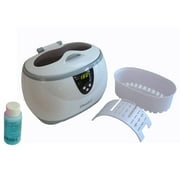 iSonic Ultrasonic Cleaner D3800A-W, 0.6 L Capacity, Stainless Steel, For Jewelry, Eyeglasses and Watches