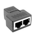 thumbnail image 3 of 2021 New Arrival Practical RJ45 Splitter Adapter 1 to 2 Ways Dual Female Port CAT5/6 LAN Ethernet Cable High Performance, 3 of 7