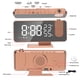 thumbnail image 3 of Reloj despertador digital doble con pantalla de espejo grande, radio reloj para el hogar, dormitorio, oficina, 3 of 7