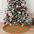 thumbnail image 5 of Sikiie Broccoli 30-48 inches {designName} Print Christmas Tree Skirt Snowman Xmas Tree Skirt with Edge Christmas Decorations for Holiday Party48", 5 of 7