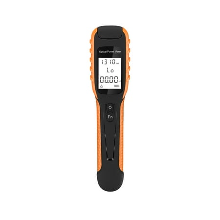 

Anself Mini Optical Power Meter High Precise Rechargeable Optical Fiber Detector 9 Standard Wavelength Cycle Switching with Frequency Recognition LED Flashlight Self-calibration Function