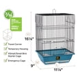 thumbnail image 2 of Jaula para pájaros Prevue Pet Products SP50021, tamaño pequeño, azul, 2 of 2