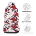thumbnail image 4 of Sigee Lilies Flowers for Universal Car Seat Covers, Premium Car Seat Protector Set for Cars, SUVs, Trucks, 4 of 5