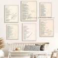 thumbnail image 2 of Póster con letra del álbum popular de Taylor-Swift, impresión en papel para el hogar, sala de estar, dormitorio, entrada, restaurante, cafetería, arte, pintura, decoración, 2 of 5