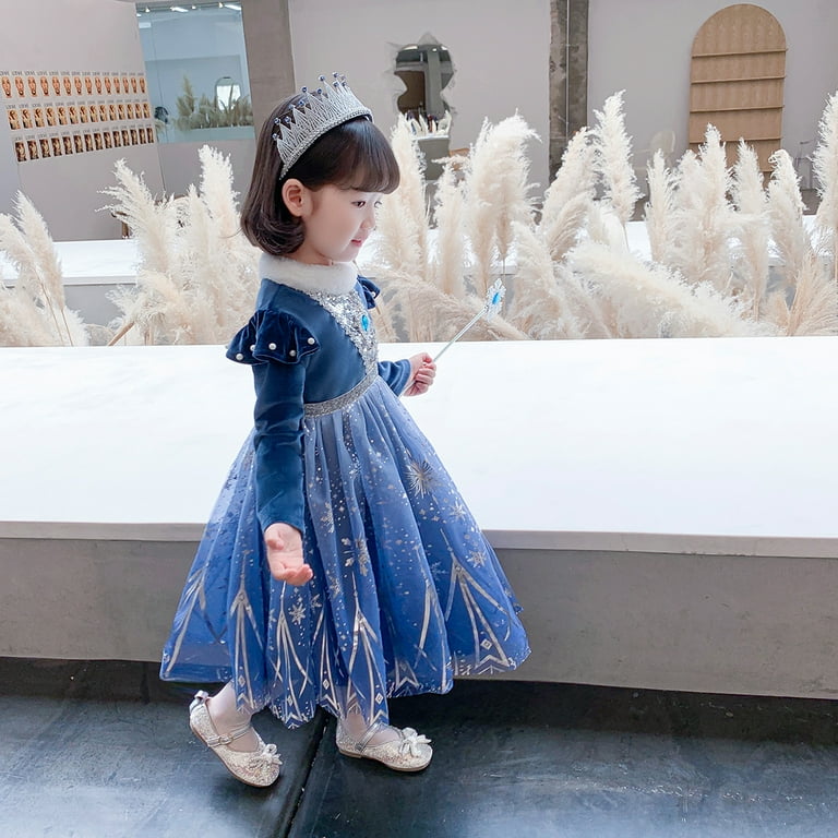 navy blue dress for baby girl Little Adventures 11415 Ice Princess Dress for 11-13 Years main image 1