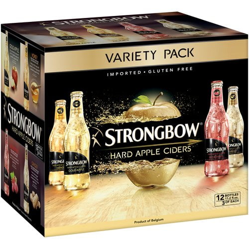 Strongbow Hard Apple Cider Variety Pack, 11.2 fl oz, 12Pack Walmart Inventory Checker BrickSeek