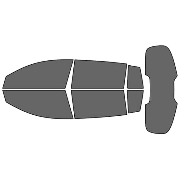 Rvinyl Window Tint Kit Compatible with Kia Sportage 2011-2016 - Complete Precut Kit - 35%