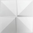 thumbnail image 1 of Panel 3D para pared, muro 3D, Panel decorativo resistente al agua , paquete de 10 piezas, blanco mate (S040) PANEL DECORATIVO S040 CUADROS, 1 of 5