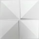 thumbnail image 1 of Panel 3D para pared, muro 3D, Panel decorativo resistente al agua , paquete de 10 piezas, blanco mate (S040) PANEL DECORATIVO S040 CUADROS, 1 of 5