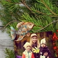 thumbnail image 5 of Designocracy 8090034C-S6 2 x 2 x 0.25 in. Fish Decorative Wooden Ornaments Coastal Decor, Set of 6, 5 of 11