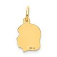 thumbnail image 3 of FB Jewels 14K Yellow Gold Girl Head Charm, 3 of 3