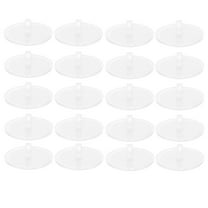 Ceiling Disc Hooks for Home Use Transparent PP Material 100pcs Lightweight Traceless Adhesive Wall Hooks