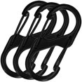 thumbnail image 2 of Ganchos en S DualHold 3Pzas 15kg Forma S Bloqueo Automático Negro Aleación de Zinc., 2 of 2