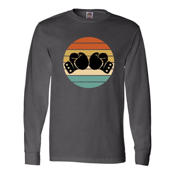 Inktastic Kickboxing Boxing Gloves Long Sleeve T-Shirt