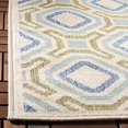 thumbnail image 3 of Safavieh Veranda Polypropelene Medium Rectangle Rug VER089-0614-5 in Cream and Green, 3 of 5
