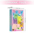 thumbnail image 3 of LXYFH Painting 20PCS DIY Rainbow DIY Christmas Rainbow Scratch Painting DIY Rainbow Scratch Painting Squeegee Art Kids Paint Kit Rainbow Dot Scratch Painting Arts Sticker Painting Set（30ml）, 3 of 9