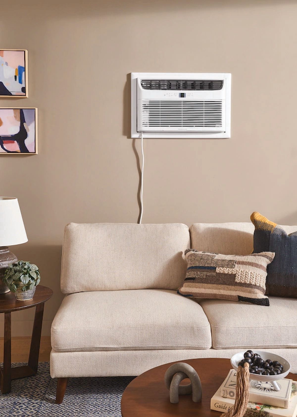 Frigidaire 8,000 BTU 115/120V Through the Wall Air Conditioner with Remote, 350 Sq. Ft., White, FHTC083WB1