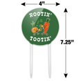 thumbnail image 2 of Acrylic Rootin' Tootin' Root Vegetables Funny Humor Cake Topper Party Decoration for Wedding Anniversary Birthday Graduation, 2 of 7