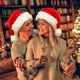 thumbnail image 5 of Christmas Hat Red Plush Thickened Santa Hats for Adult Kids Winter Christmas Caps Festive Xmas Party Decorations Gifts New Year, 5 of 5