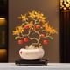 thumbnail image 3 of Árbol de la fortuna de cristal con base decorativa y lingotes de oro for decoración del hogar., 3 of 3