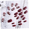 thumbnail image 3 of unbranded 24Ud Falsas Ecológicas Color Marrón Para Manicura Con Larga Duración Y Sin, 3 of 8