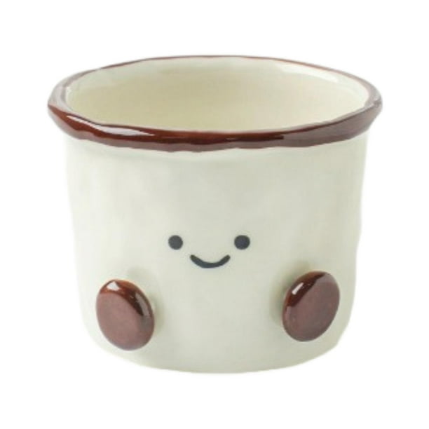 Taza de café de cerámica, taza de té, regalo para mujeres, para bebidas frías o calientes, para el hogar, oficina, de leche, té, agua, sin mango